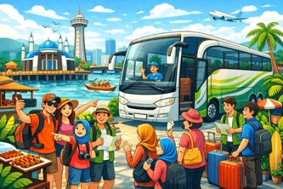 Bus Pariwisata Makassar