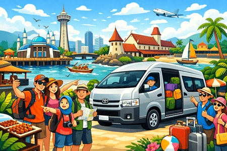 Rental Mobil Hiace Makassar Solusi Nyaman Buat Rame-Rame