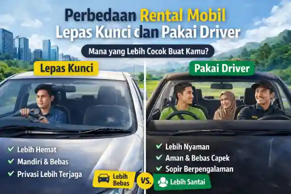 perbedaan rental mobil lepas