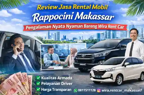 review jasa rental mobil rappocini makassar