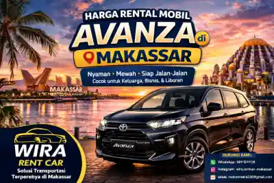 Harga Sewa Mobil Avanza Makassar Terbaru