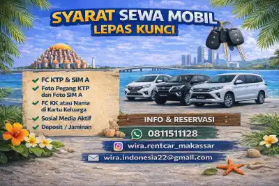 Syarat Sewa Mobil Lepas Kunci