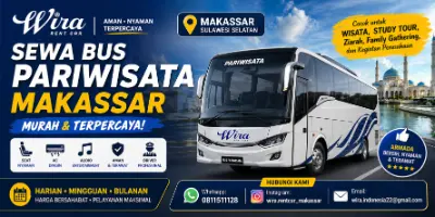 Sewa Bus Pariwisata Makassar Murah