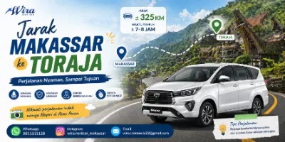 Jarak Makassar Toraja