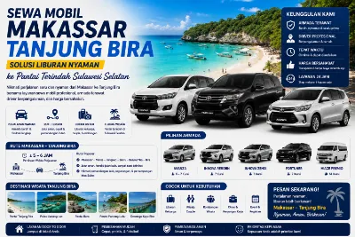Sewa Mobil Makassar Tanjung Bira