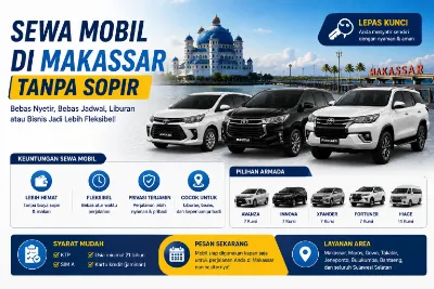 Sewa Mobil di Makassar Tanpa Sopir
