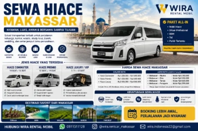 rental Hiace Makassar