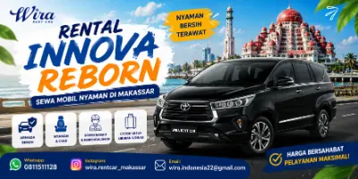 Rental Innova Reborn Sewa Mobil Makassar