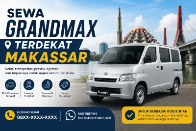 Sewa Grandmax Terdekat Makassar