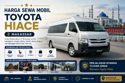 Sewa Mobil Toyota Hiace Makassar
