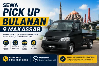 Sewa Pickup Bulanan Makassar